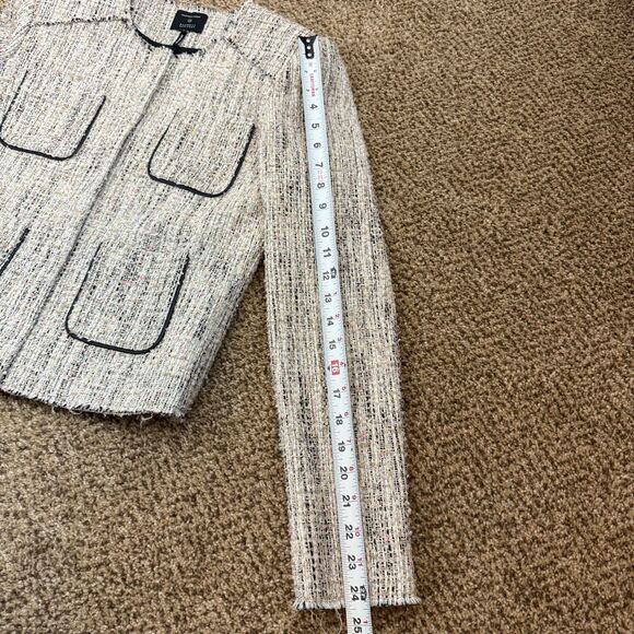 Marissa Webb Barney’s New York Tweed Snap Button Blazer Jacket Women’s 8 Career - Picture 6 of 15